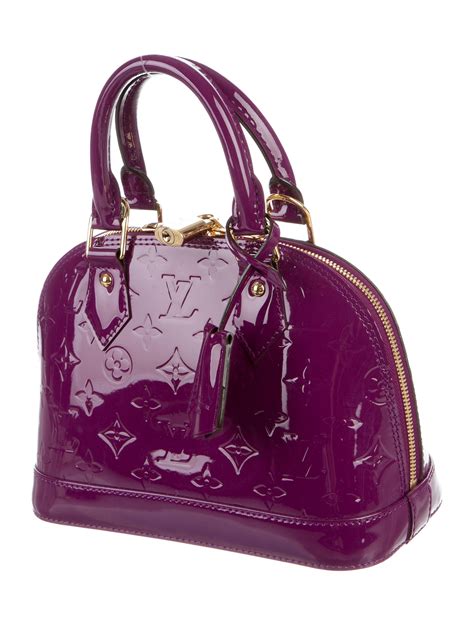 louis vuitton alma vernis bag|authentic Louis Vuitton Alma handbag.